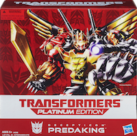 Transformers Platinum Edition Predaking (Platinum Giftset, with Predacon Divebomb, Predacon Headstrong, Predacon Rampage, Predacon Razorclaw, and Predacon Torox)