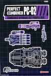 3rd Party PC-02 Perfect Combiner - Upgrade Set for Stunticons / Menasor