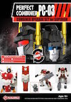 3rd Party PC-03 Perfect Combiner - Upgrade Set for Aerialbots / Superion