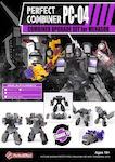 3rd Party PC-04 Perfect Combiner Upgrade Set for Stunticons / Menasor