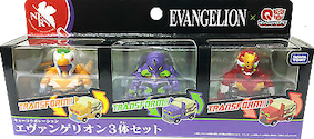 Q-Transformers (Takara) QTC-02 Evangelion 3-Pack, Unit-00, 01, 02