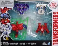 Robots In Disguise / RID (2015-) Mini-Con 4-pack (w2) with Slipstream, Anvil, Hammer, and Undertone