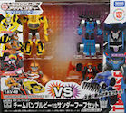 Takara - Transformers Adventure TAV48 EC Collection Team (Bumblebee, Fixit, Thunderhoof, Windblade)