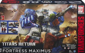 Transformers Generations Fortress Maximus with Emissary and Cerebros