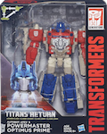 Transformers Generations Powermaster Optimus Prime w/ Autobot Apex Titanmaster