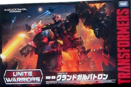 Unite Warriors (Takara) UW-06 Grand Galvatron (Tactician Cyclonus, Ghost Starscream, Curse Armada Thrust, Zombie War Breakdown, Wandering Roller)