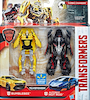 Movie TLK Bumblebee & Autobot Hot Rod 1-Step Turbo Changer 2-Pack