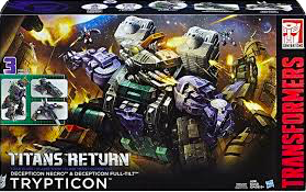 Transformers Generations Trypticon w/ Full-Tilt and Necro