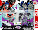 Robots In Disguise / RID (2015-) Optimus Prime vs Megatronus (Legion 2-pack, Toys R Us exclusive)