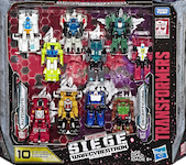 Generations Micromaster 10-Pack (Target Excl) w/ Road-Police, Wheel Blaze, Ground Shaker, Overair, Irontread, Ricon, Nightflight, Slyhopper, Cratermaker & Fireline