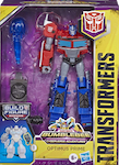 Transformers Cyberverse (2018-) Optimus Prime Deluxe w/ Build-A-Figure Maccadam