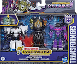 Cyberverse (2018-) Cybertronian Villains Quintesson Invasion w/ Shockwave, Prowl & Quintesson Judge