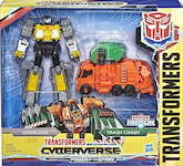 Cyberverse (2018-) Grimlock & Trash Crash (Spark Armor Elite)