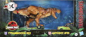 Transformers Collaborative Tyrannocon Rex & Autobot JP93 (Transformers / Jurassic Park)