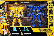 Transformers Generations 18 BB Bumblebee vs. 46 BB Dropkick