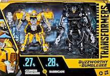Transformers Generations 27 BB Clunker Bumblebee vs. 28 BB Barricade