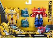 Transformers Generations Bumblebee & Optimus Prime Energon Escape