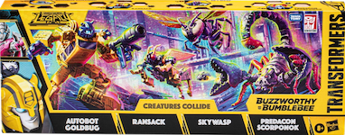 Generations Creatures Collide set w/ Autobot Goldbug, Ransack, Skywasp, Predacon Scorponok