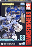 Transformers Studio Series 83 Soundwave (Bumblebee Movie)