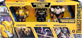 Transformers Generations Jungle Mission 3-Pack w/ Cheetor, Nightbird, Wheeljack
